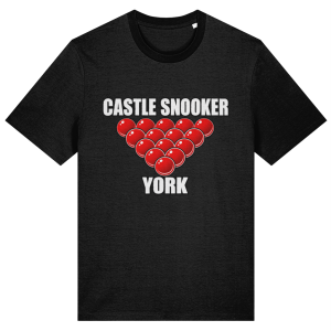 Castle Snooker Official Logo T-Shirt – Black