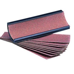 Peradon shaped cue tip sander with ten sanding refills